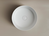 Умывальник чаша накладная круглая (цвет Белый Матовый) Element 358x358x137мм - Gidratop.ru изображение