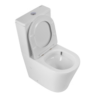Унитаз-компакт безободковый BelBagno FLAY-TOR BB2149CP-TOR/SC/BB2149T - Gidratop.ru изображение