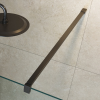 душевая перегородка CEZARES LIBERTA-L-2-120-120-C-NERO - Gidratop.ru изображение