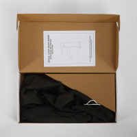 ETNA Смеситель для накладных раковин без донного клапана, нержавеющая сталь, исполнение сатин ETN-LMC-IN - Gidratop.ru изображение