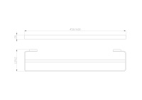 Полотенцедержатель двойной WONZON & WOGHAND LOTTE, Хром (WW-8311A) - Gidratop.ru изображение