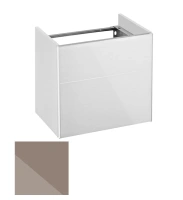 Тумба под раковину Keuco Royal Reflex 34090 140001 подвесная 50 см, трюфель, петли слева - Gidratop.ru изображение