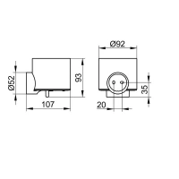 Дозатор Keuco Reva 12852379000 для жидкого мыла, цвет черный матовый - Gidratop.ru изображение