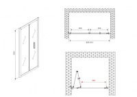 Душевая дверь ABBER Sonnenstrand AG07090 - Gidratop.ru изображение