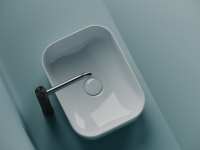 Умывальник чаша накладная прямоугольная Element 400x305x140мм - Gidratop.ru изображение