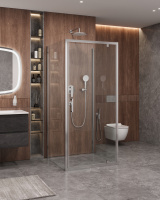 Душевой уголок П-ОБРАЗНЫЙ CEZARES MOLVENO-BA2-90/90-C-Cr-IV - Gidratop.ru изображение