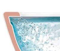 Подвесной безободковый унитаз Villeroy&Boch Subway 2.0 5614R2R1 с покрытием CeramicPlus с крышкой-сиденьем Slimseat с микролифтом, альпийский белый - Gidratop.ru изображение