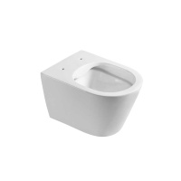 Унитаз подвесной Vito VT1-23 безободковый, цвет белый, ультратонкое soft-close сиденье - Gidratop.ru изображение