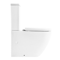 Унитаз-компакт безободковый BelBagno SFERA-R BB2141CPR/BB865SC - Gidratop.ru изображение