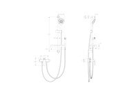 Смеситель для душа с гарнитуром WONZON & WOGHAND, Черный матовый (WW-A31003-MB) - Gidratop.ru изображение