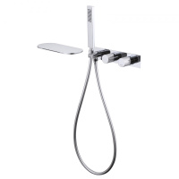 Смеситель ABBER Rund AF8731 для ванны скрытого монтажа, хром - Gidratop.ru изображение