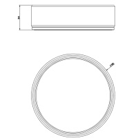 GESSI 316 мыльница настольная, цвет: белый/brushed black metal pvd - Gidratop.ru изображение