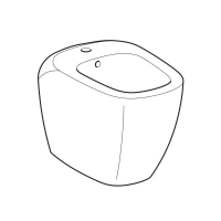 Биде Geberit Citterio 500.538.01.1 напольное, цвет белый - Gidratop.ru изображение