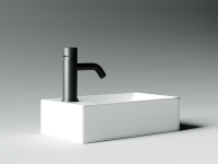 Умывальник подвесной прямоугольный (отверстие под смеситель L) Element 375x215x100мм - Gidratop.ru изображение