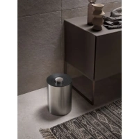 Ведро для мусора Keuco Plan 04989070037, 5 л, нержавеющая сталь - Gidratop.ru изображение