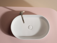 Умывальник чаша накладная овальная Element 608x385x122мм - Gidratop.ru изображение