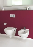 Инсталляция Villeroy&Boch ViConnect 92246100 с унитазом Villeroy & Boch Targa Rimless 5860HR01, сиденье Quick Release, Soft Close, комплект - Gidratop.ru изображение