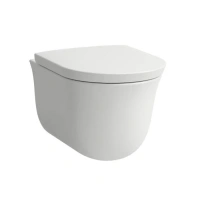 Подвесной унитаз Laufen New Classic 8.2085.1.400.000.1 37 x 53 x 35 см, безободковый, белый - Gidratop.ru изображение