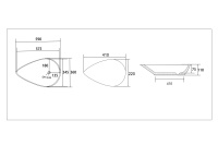 Раковина накладная ABBER Bequem AC2117 белая - Gidratop.ru изображение