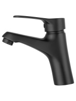 Смеситель для раковины WONZON & WOGHAND, Черный матовый (WW-A40212-MB) - Gidratop.ru изображение