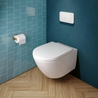 Подвесной унитаз Villeroy&Boch Subway 3.0 с сиденьем QuickRelease и Soft-Closing, 4670TSR1, альпийский белый, CeramicPlus - Gidratop.ru изображение