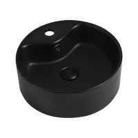 Раковина накладная ABBER Bequem AC2104MB черная матовая - Gidratop.ru изображение