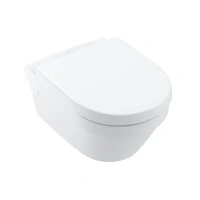 Подвесной безободковый унитаз Villeroy&Boch Architectura, крышка микролифт, белый, 4694 HR01 - Gidratop.ru изображение