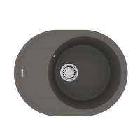 Кухонная мойка Lemark Lacha 9910053, 62 см, материал искусственный камень, серый шёлк - Gidratop.ru изображение