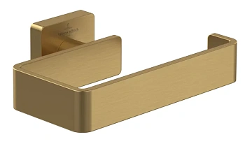 Держатель туалетной бумаги Villeroy & Boch Elements-Striking без крышки, золото сатинированное, TVA15201400076