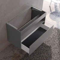 Тумба под раковину Keuco Stageline 32882290000, 120 см, 1 ящик, цвет инокс матовый - Gidratop.ru изображение