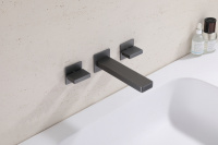 Смеситель ABBER Daheim AF82122NG для раковины скрытого монтажа, никель - Gidratop.ru изображение