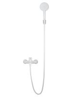 Смеситель для ванны с душем WONZON & WOGHAND ALFA, Белый матовый (WW-AE3204-MW) - Gidratop.ru изображение