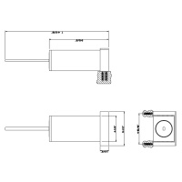 GESSI  INVERSO ACCESSORIES ершик настенный черный, цвет: Brass Brushed PVD - Gidratop.ru изображение