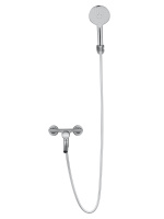 Смеситель для ванны с душем WONZON & WOGHAND CLICK, Хром (WW-FE05L221-CR) - Gidratop.ru изображение