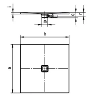 Поддон душевой Kaldewei Conoflat 4653.3000.0001 Mod 783-1 90 x 90 x h3,2 cм - Gidratop.ru изображение
