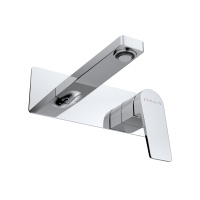 ARDENTE Смеситель для раковины встраиваемый с внутренней частью, без донного клапана, хром ARDENTE-BLVM-CRM-W0 - Gidratop.ru изображение