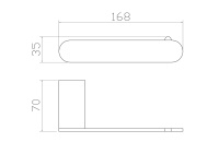 Держатель для туалетной бумаги без крышки WONZON & WOGHAND CARBON, Черный (WW-7716) - Gidratop.ru изображение