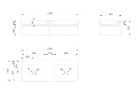 Консоль с раковиной ABBER Stein AS2646 подвесная, белая матовая - Gidratop.ru изображение