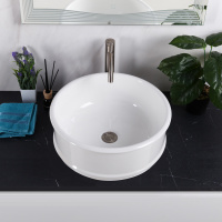 Раковина накладная керамическая круглая BB1383 - Gidratop.ru изображение