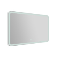 Зеркало с встроенным светильником, сенсорным выключателем и подогревом SPC-MAR-900-800-LED-TCH-WARM, 12W, 220-240V, 900x30x800 - Gidratop.ru изображение