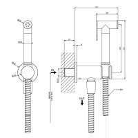 Gessi гигиенический душ, цвет Gold PVD - Gidratop.ru изображение
