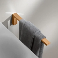 Полотенцедержатель Keuco Edition 11 11122030000, 34 см, цвет бронза шлифованная - Gidratop.ru изображение