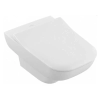 Подвесной безободковый унитаз Villeroy&Boch Joyce 5607 HR01 с крышкой-сиденьем soft close - Gidratop.ru изображение