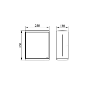 Диспенсер бумажных полотенец Keuco Collection Moll 12785010100, 28.5 см, алюминий серебристый анодированный/белый - Gidratop.ru изображение
