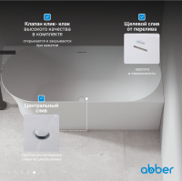 Акриловая ванна ABBER AB9258-1.5 L белая - Gidratop.ru изображение