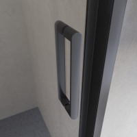 Душевая дверь BelBagno LUCE-BF-1-120-C-NERO - Gidratop.ru изображение