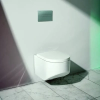 Подвесной унитаз Laufen Sonar 8.2034.1.000.000.1 37 x 53 x 34 см, безободковый, белый - Gidratop.ru изображение