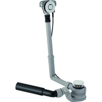 Слив-перелив Geberit Uniflex 150.758.21.1 (150.758.21.1) для ванны, стандартный, полуавтомат, хром глянцевый - Gidratop.ru изображение