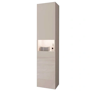 Шкаф-пенал Keuco Stageline 32831180101, подвесной 40 см, с подсветкой, кашемир