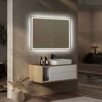 Зеркало ABBER See AG6115S-1.0 с подсветкой, сенсорный выключатель, диммер - Gidratop.ru изображение